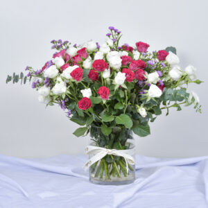 Scarlet & Snow Boquet