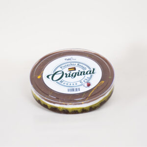 Pistachio Kunafa Mousse Cake