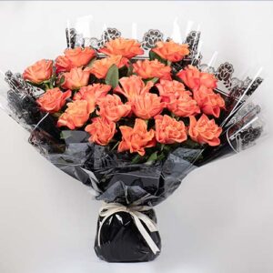 30 Orange Roses